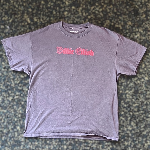 Grey Billie Eilish T-shirt - Picture 2 of 4